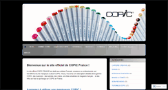 Desktop Screenshot of copic.fr