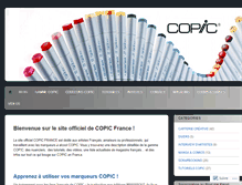 Tablet Screenshot of copic.fr